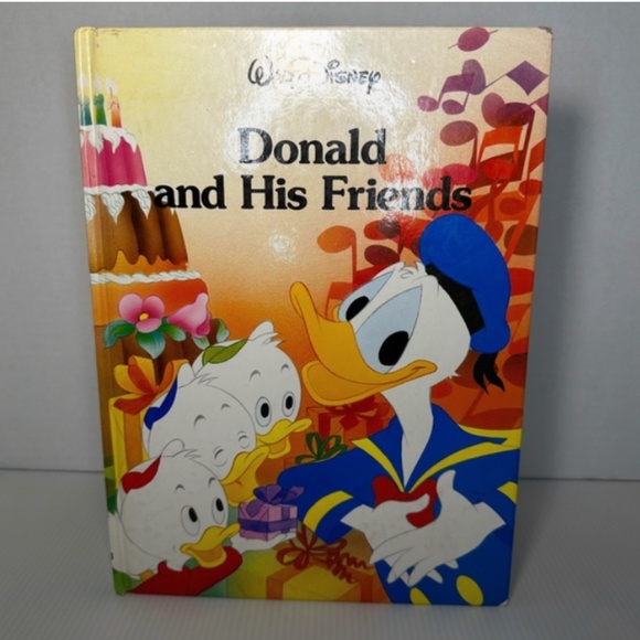 Disney Other - Walt Disney Donald and His Friends Oversized Hardcover Classic Series 1988 RARE